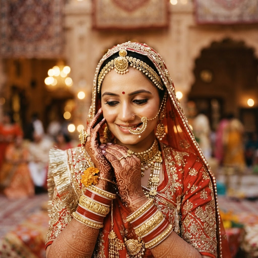 Rajasthani bride portrait