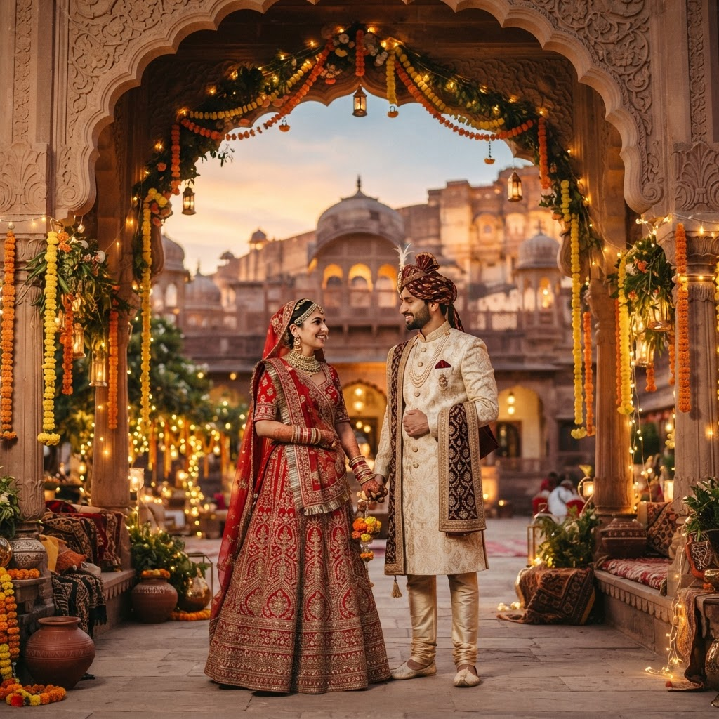 Royal couple portrait